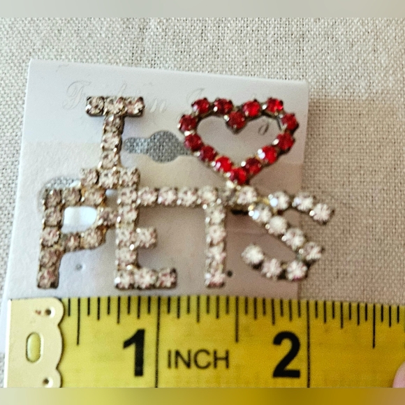 "SOLD* Crystal Pet Pin - Picture 2 of 3